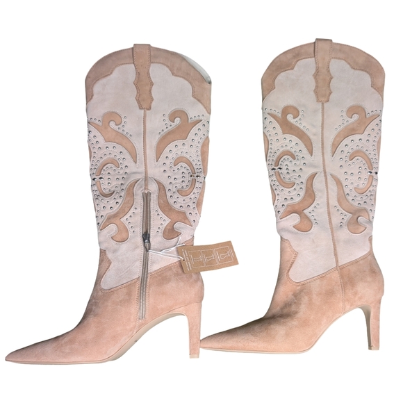 Dolce Vita Finley Western  Studded Heel Boots NWT Size 6.5 - Picture 10 of 16